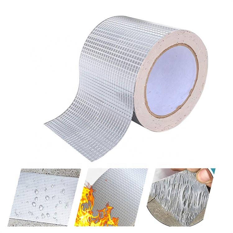 Aluminum Foil Waterproof Butyl Rubber Sealant Tape For Metal Roof Insulation And Roof Leak Repair