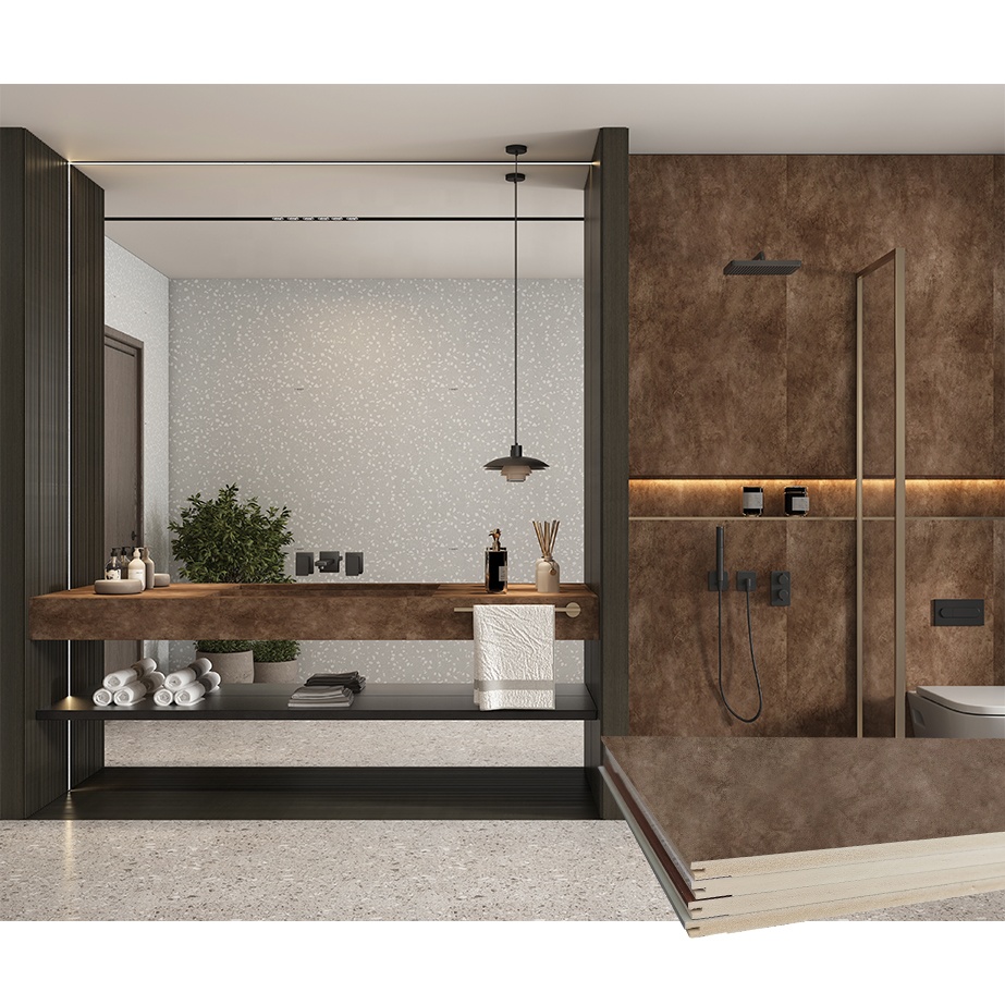 bamboo wood fiber integrated wall board plastic cladding fire resistant waterproof for bathroom decorative walls panels