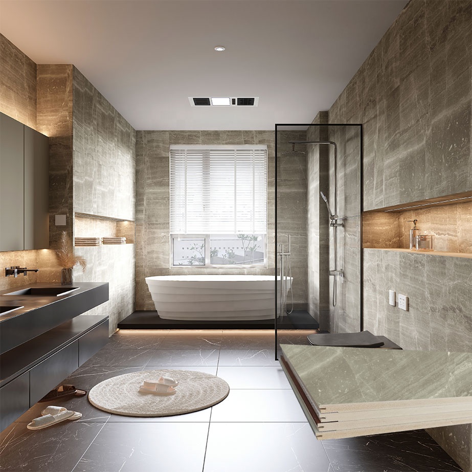 bamboo wood fiber integrated wall board plastic cladding fire resistant waterproof for bathroom decorative walls panels