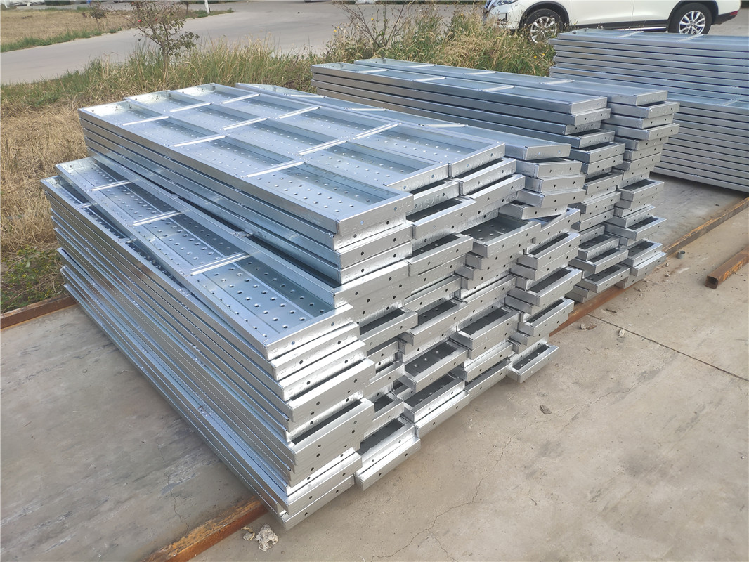 Construction Galvanized Scaffolding Boards Walking Platform Metal Deck Steel Plank