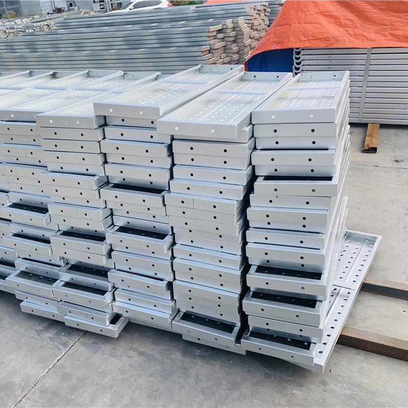 Construction Galvanized Scaffolding Boards Walking Platform Metal Deck Steel Plank