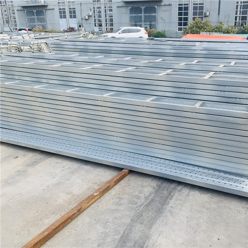 Construction Galvanized Scaffolding Boards Walking Platform Metal Deck Steel Plank