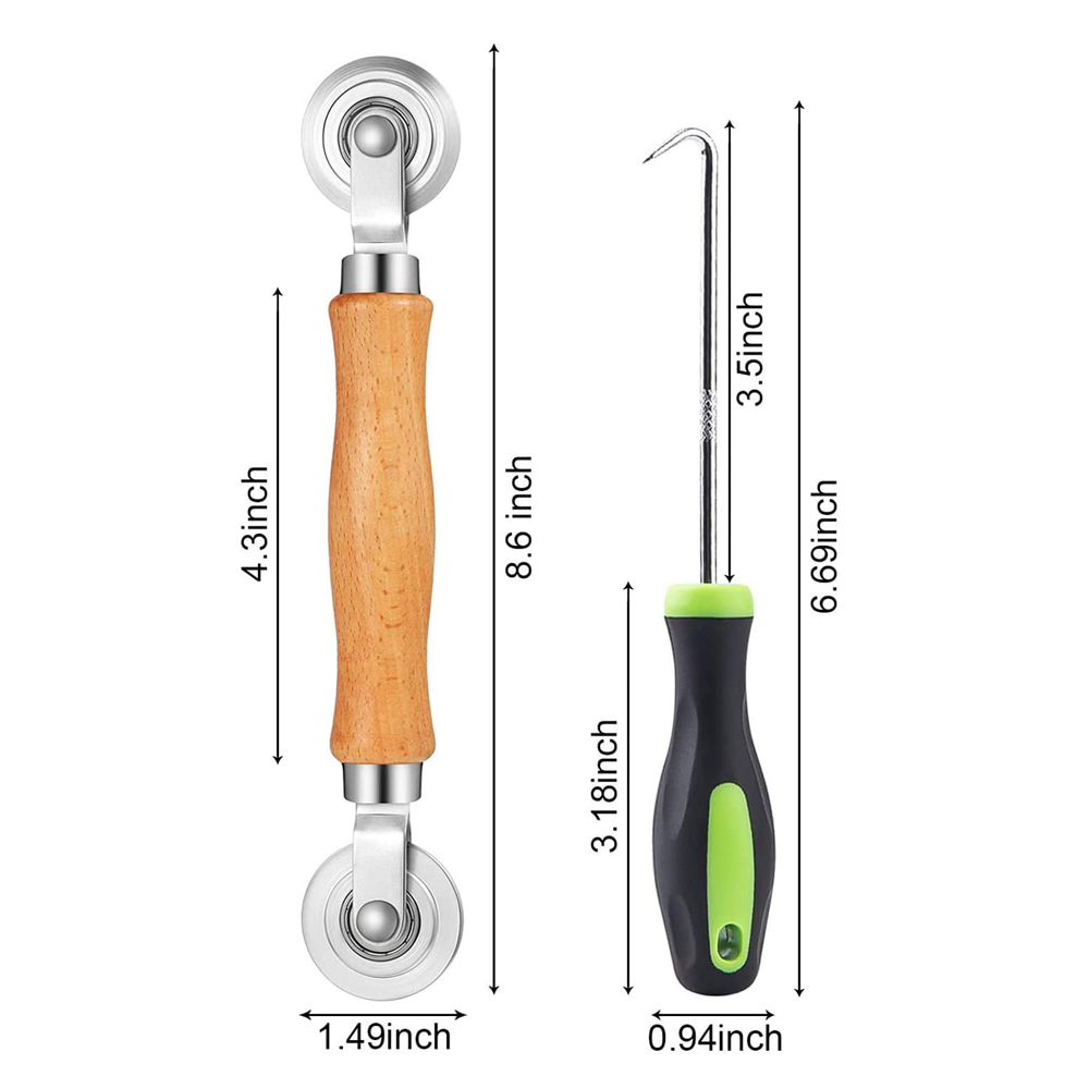 Screen Roller Tool with Bearing Screen Repair Tool Spline Roller for Installing Door Screen Window