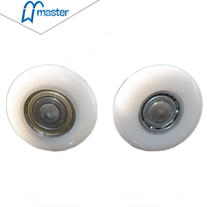 Hot sell 3'' garage door nylon roller with stem and bearing