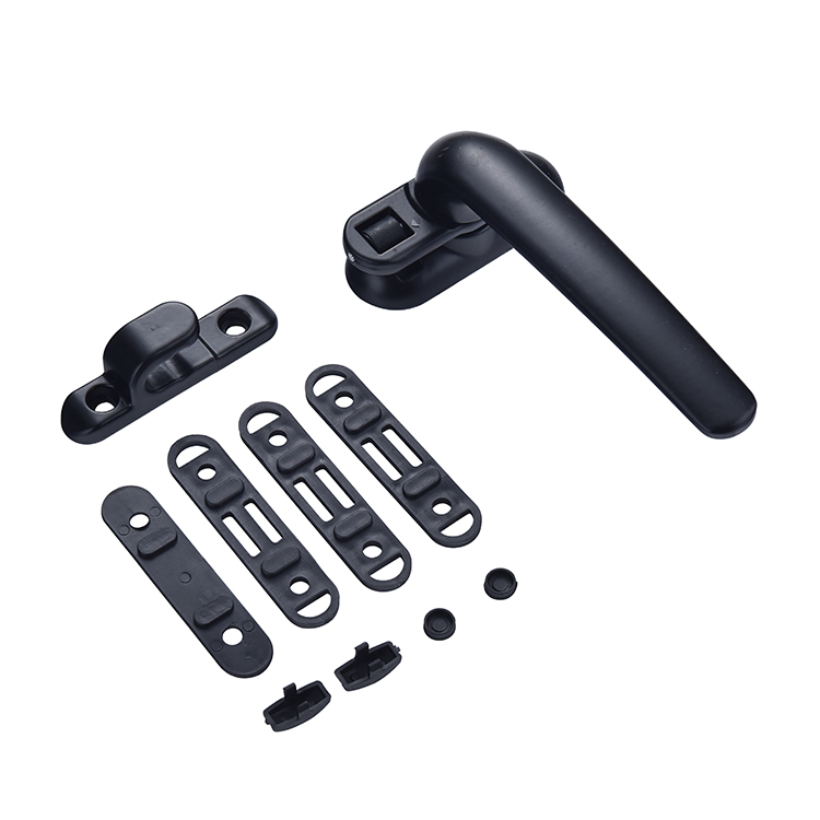 Aluminum Handle Black Paint Spraying Sliding Window Accessories Window Handle