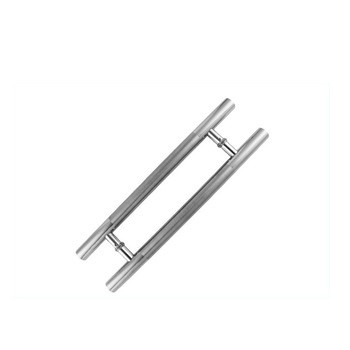 Modern Shop Stainless Steel Pull Front Door Handle Stainless Steel Brushed Tubular External Entrance Entry Door Handles