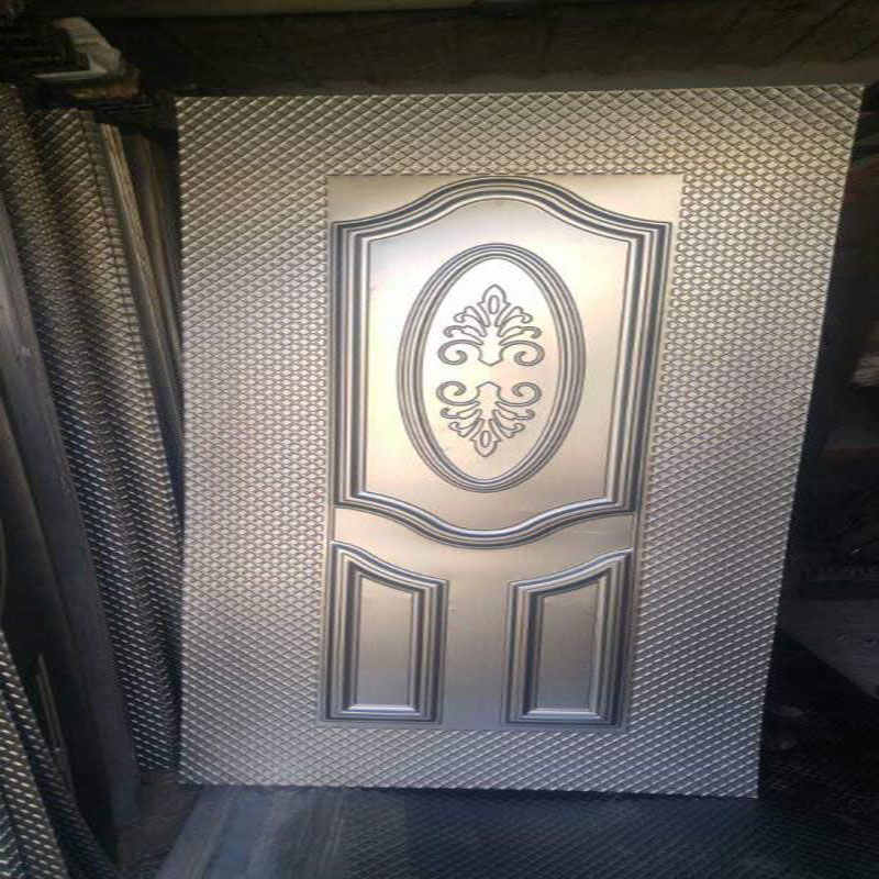 Door Skin Picture Door Skin Covered Steel Swing Security Doors Galvanized Exterior 30% Deposit TT , Balance before Shipp