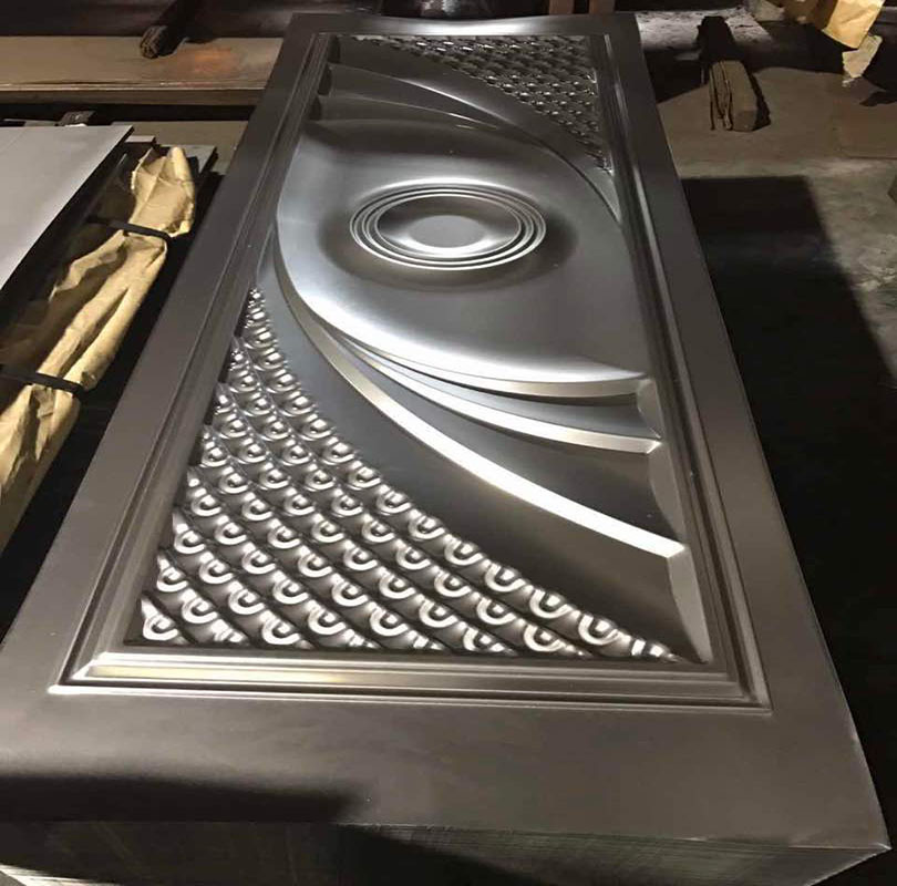 Door Skin Picture Door Skin Covered Steel Swing Security Doors Galvanized Exterior 30% Deposit TT , Balance before Shipp