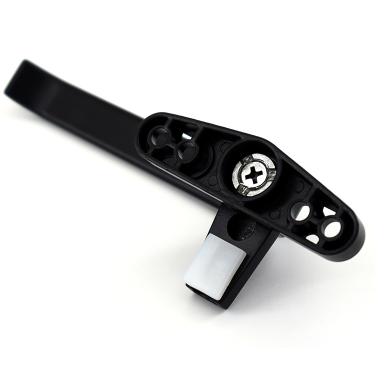CA803 7-Shaped Handle Casement Window Aluminum Alloy Black Door & Window Handles 38.5MM