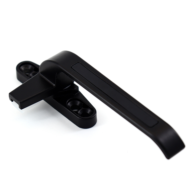 CA803 7-Shaped Handle Casement Window Aluminum Alloy Black Door & Window Handles 38.5MM