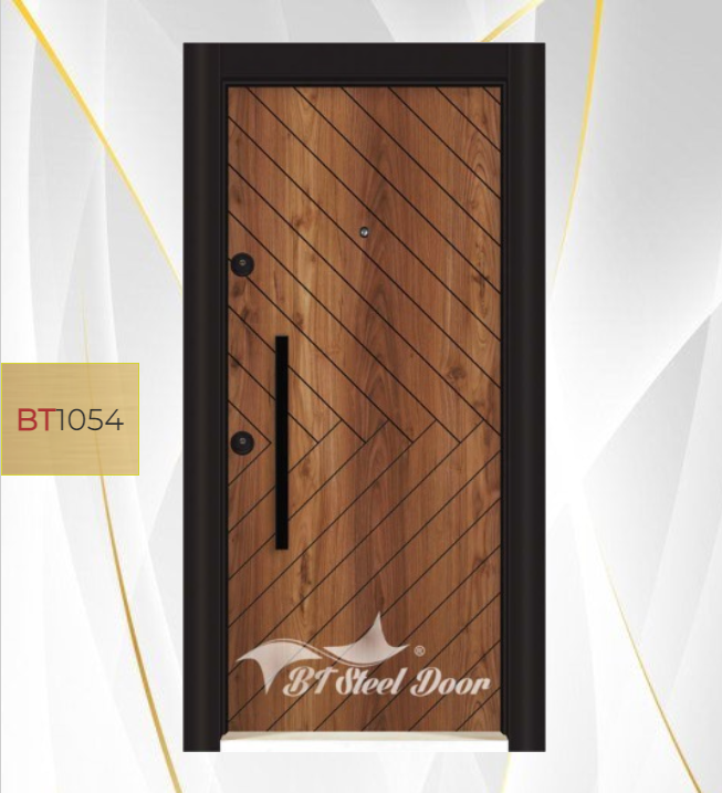 Rustic Laminox Series High Quality Main Entrance Door Stainless Steel Trustworthy New Model Thermal Insulation Gates Doo