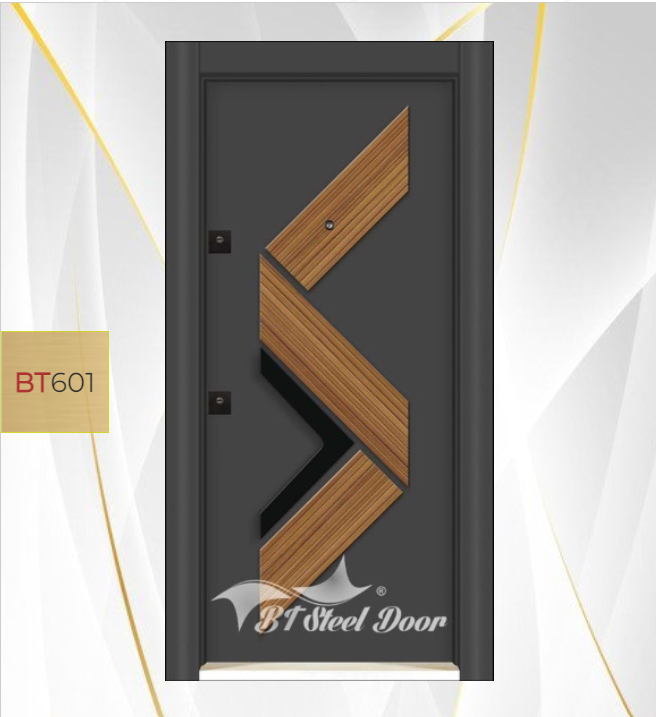 Embossed Laminox Series Modern Main Entrance Door Stainless Steel Trustworthy Special Production Thermal Insulation Gate