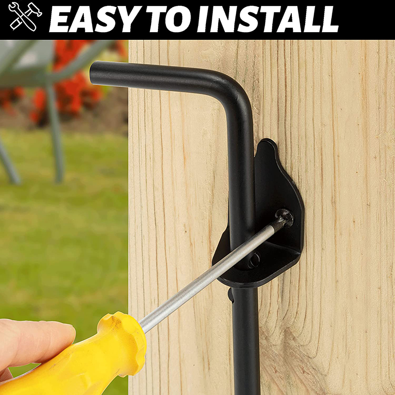 12 "lock door drop rod for quick installation for steel doors and wooden fence doors