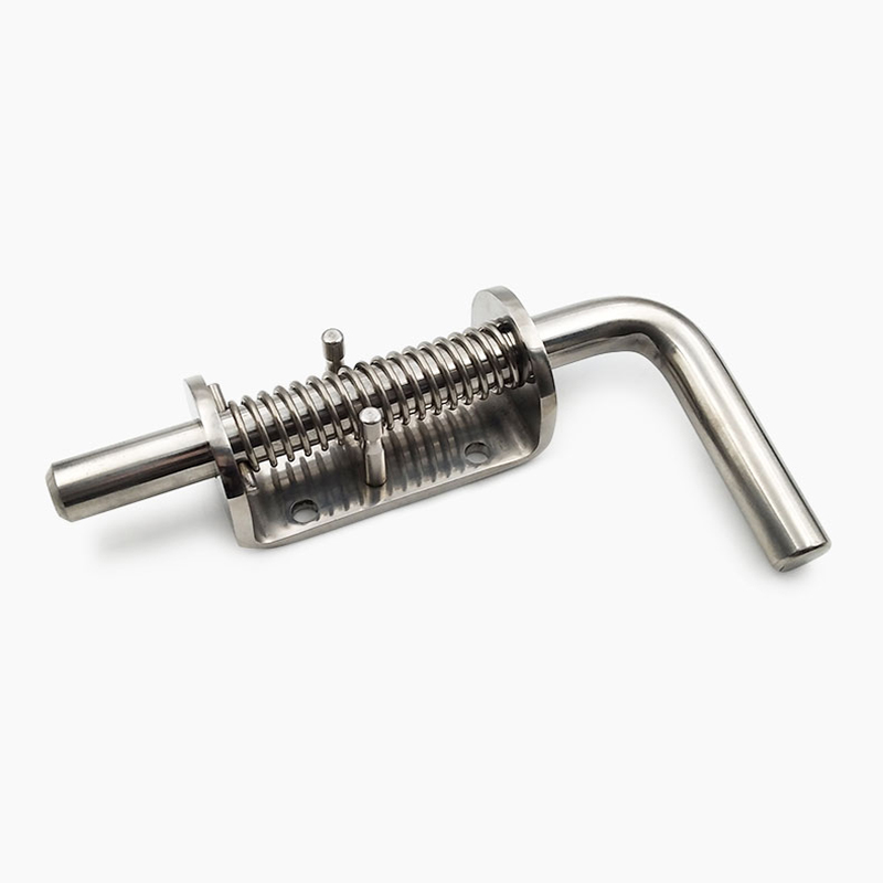 XK1016 Heavy Duty Bolt Lock Loaded Locking Rod Grip For Gate Shed Door Tailgate Trailer stainless steel 304 spring barre