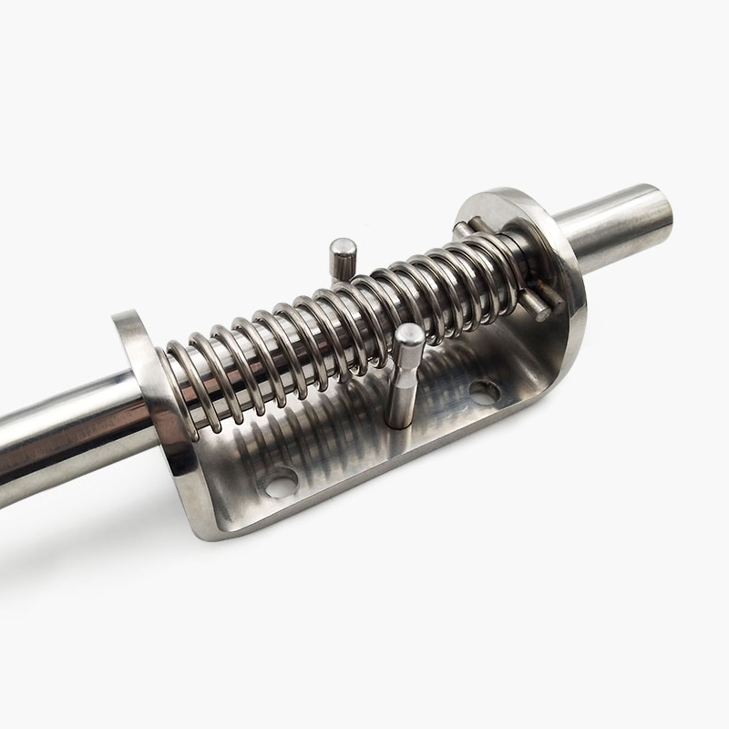 XK1016 Heavy Duty Bolt Lock Loaded Locking Rod Grip For Gate Shed Door Tailgate Trailer stainless steel 304 spring barre