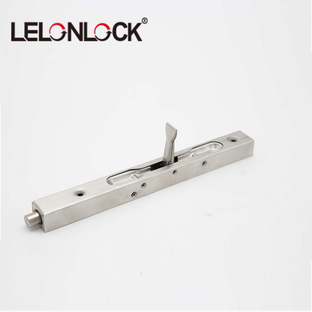Box section stainless steel 304 fire proof flush door bolt