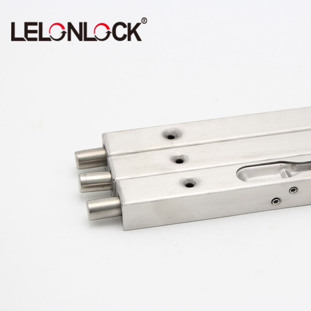 Box section stainless steel 304 fire proof flush door bolt
