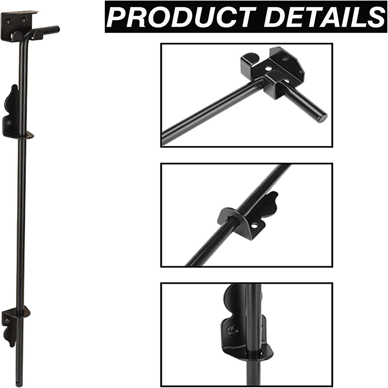 18 "rattan bolt heavy duty gate lowering rod, used for wooden gate holding door solid steel door hardware,