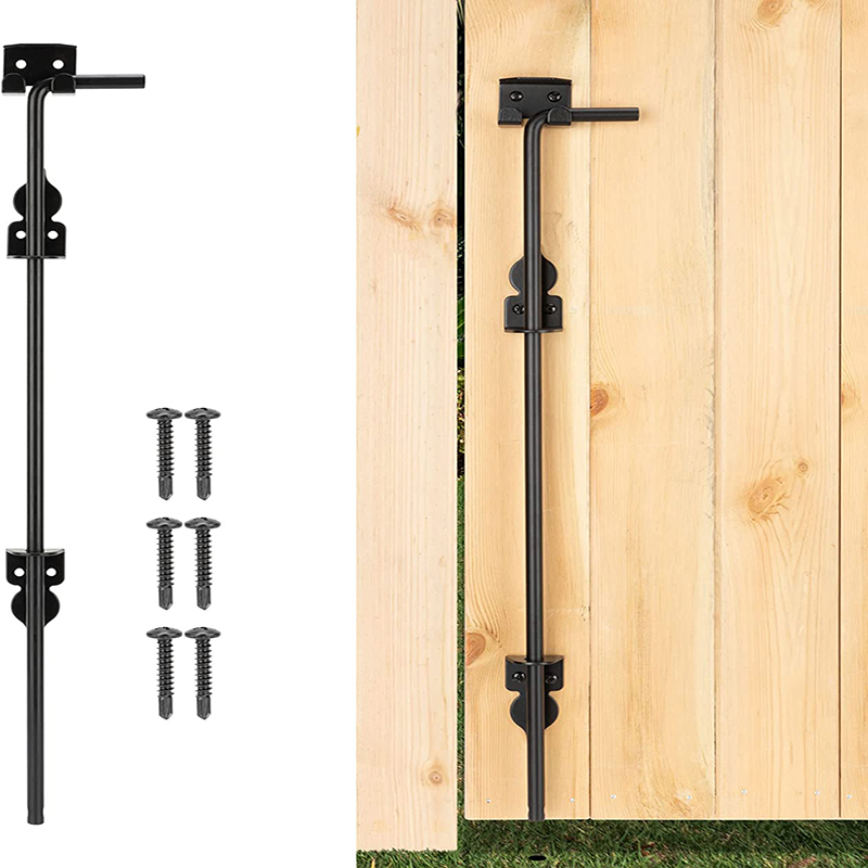 18 "rattan bolt heavy duty gate lowering rod, used for wooden gate holding door solid steel door hardware,