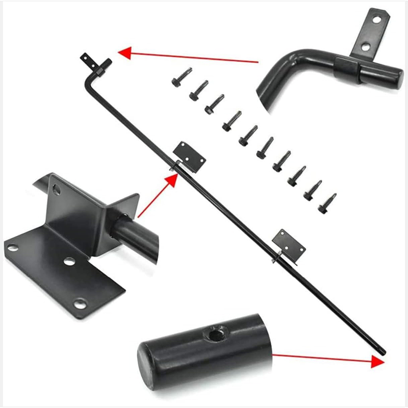 36 "lock door drop rod outdoor steel door grille door lock latch
