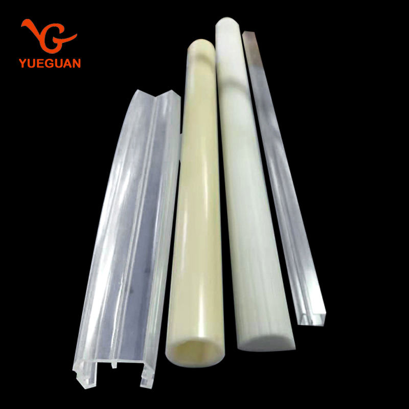 Professional  izes PC plastic tubes in various shapes for PC lampshades
