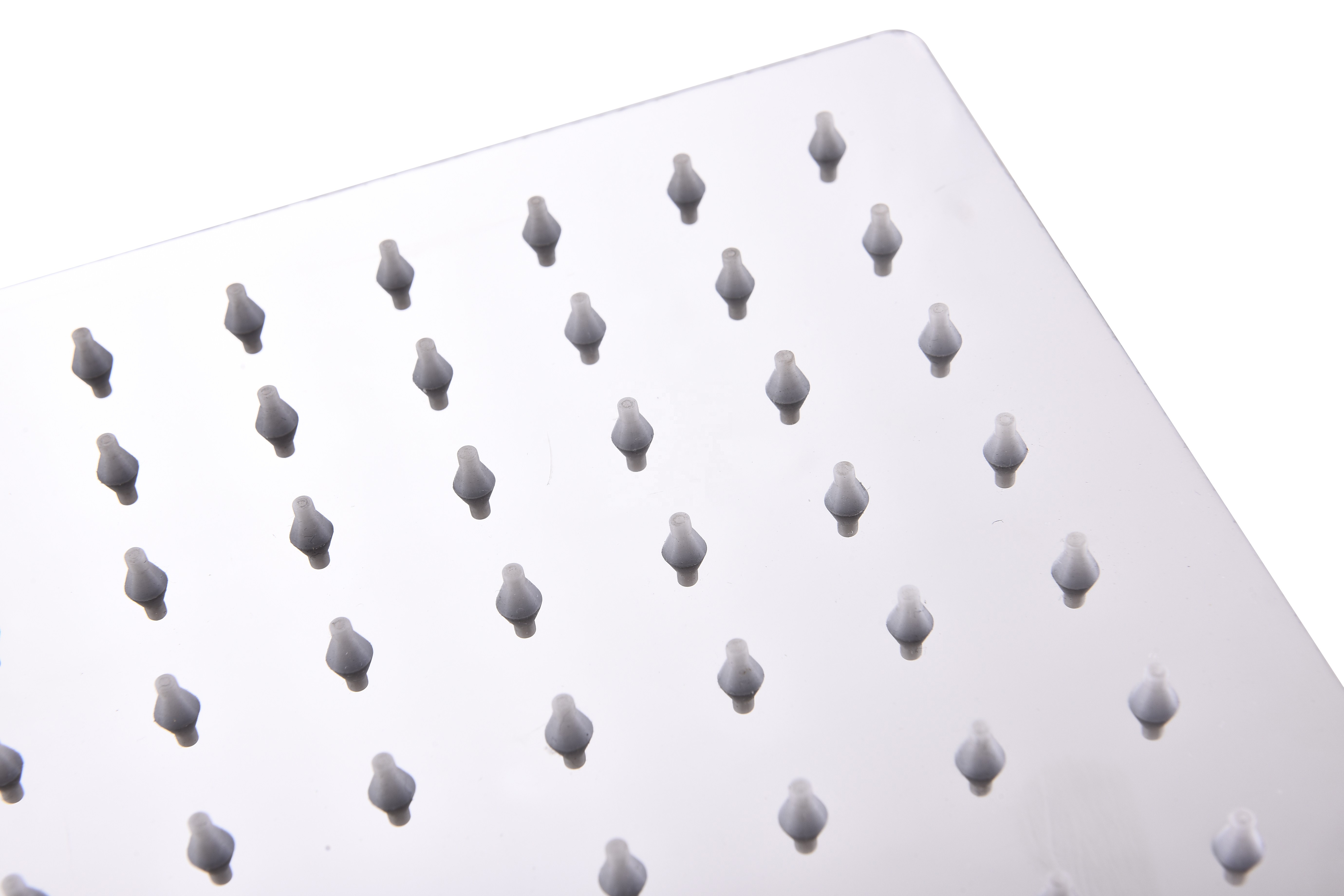 8 inch 304  ultra slim shower head water saving square stainless steel head shower square shower