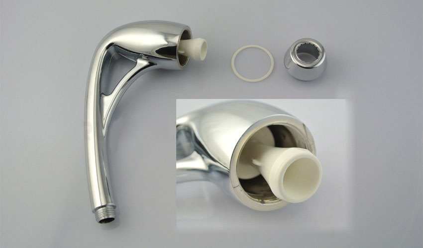 ABS chrome spa massage durable single enhance oxygenics shower head