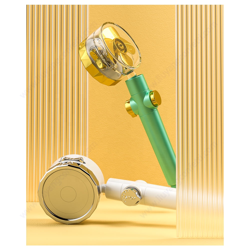 Water Saving Flow 360 Degree Rotate Abs Rain High Pressure Spray Bathroom Fan Spa Pp Filter Inside Ducted Turbo Bath Sho