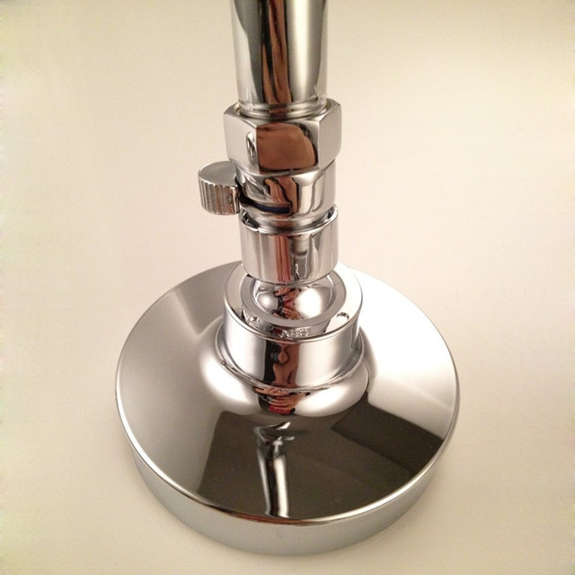 BRASS Shower Head Shut-Off Valve G 1/2, Polished Chrome