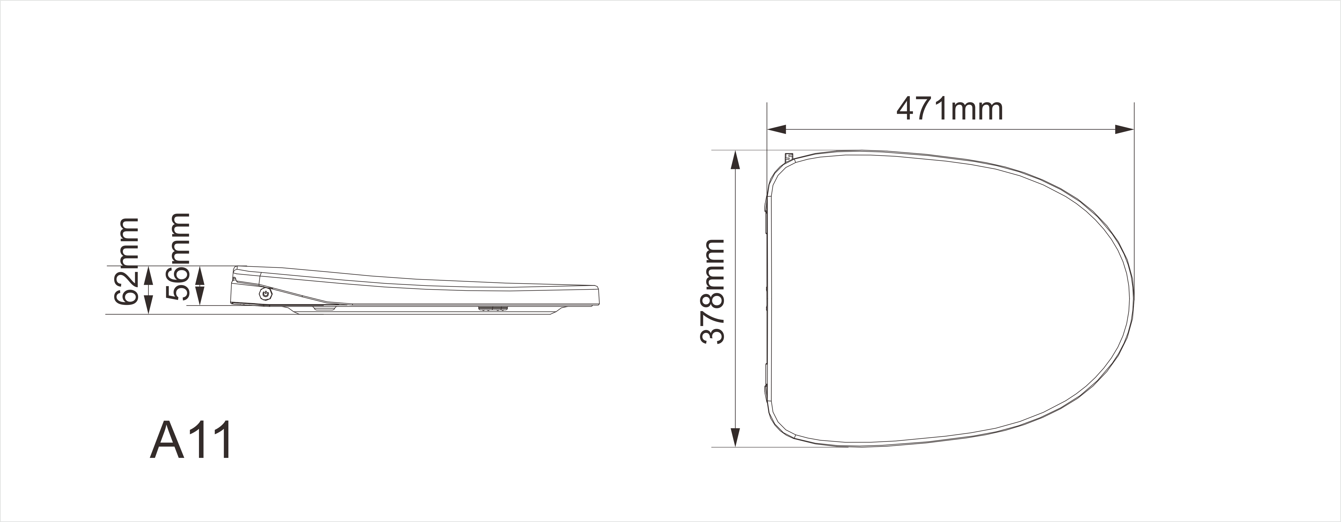 Bathroom electric heated toilet seats covers wc automatic  heated toilet seat cover