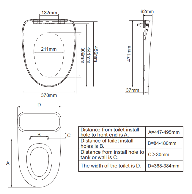 Bathroom electric heated toilet seats covers wc automatic  heated toilet seat cover