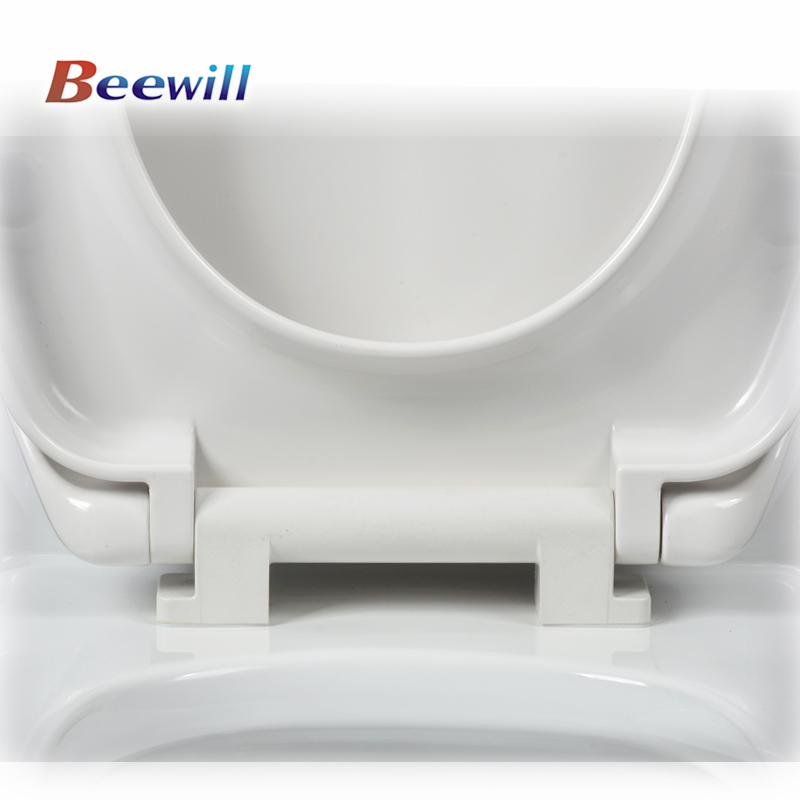 Height raised western standard duroplast extended toilet seats for elderly