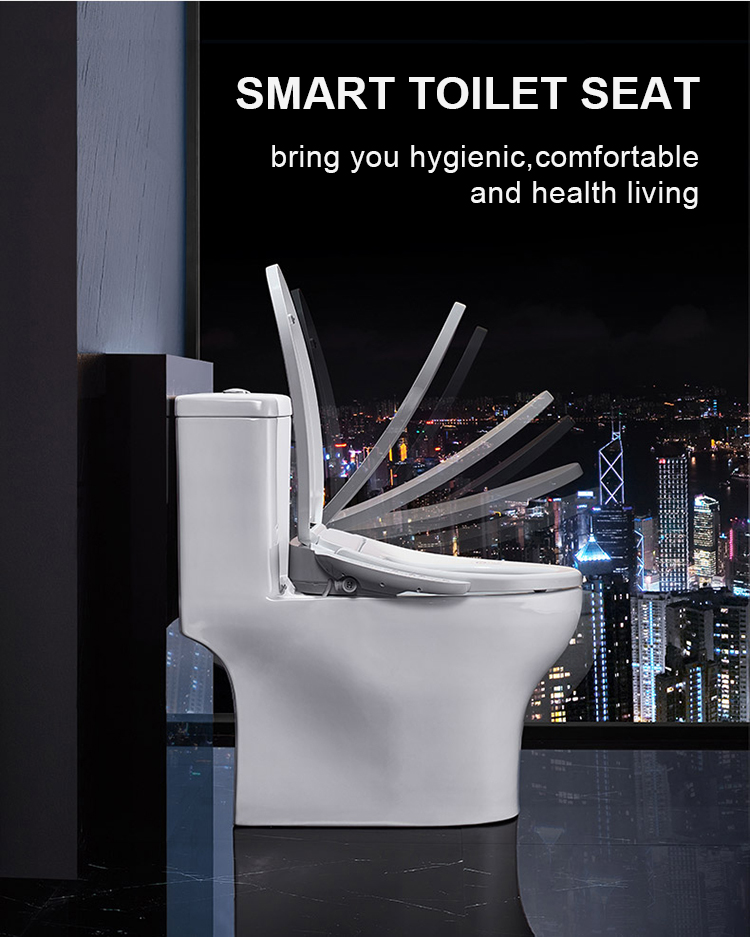 F1L525 IKAHE Smart electric toilet seat cover with integrated bidet japanese bidet toilet seat