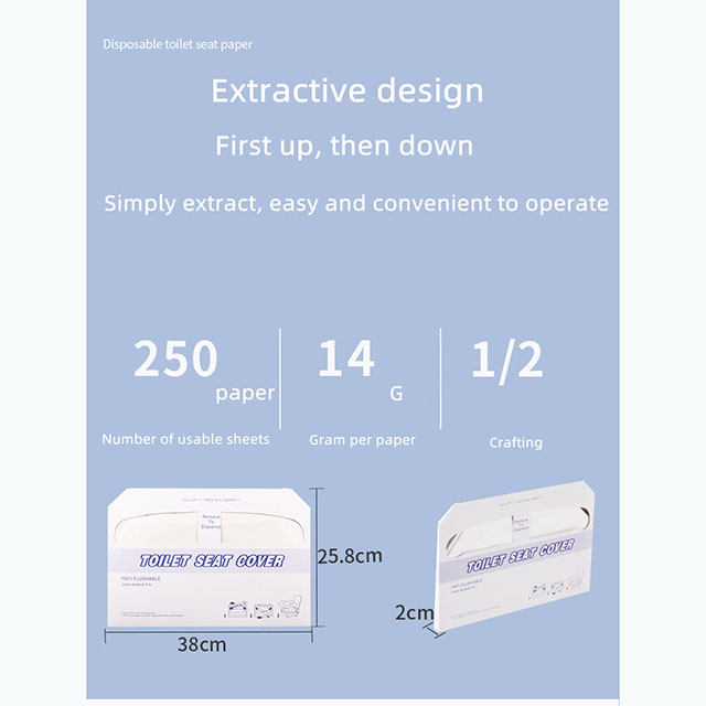 Water soluble and degradable disposable toilet mat toilet tool