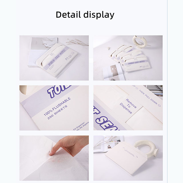 Water soluble and degradable disposable toilet mat toilet tool