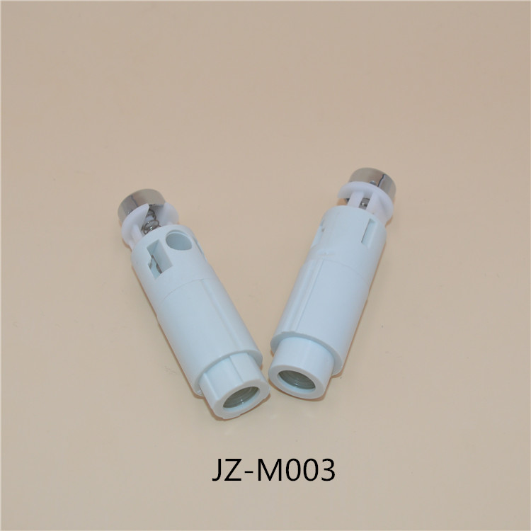 Take off hinges with spring damper for toilet seat lid