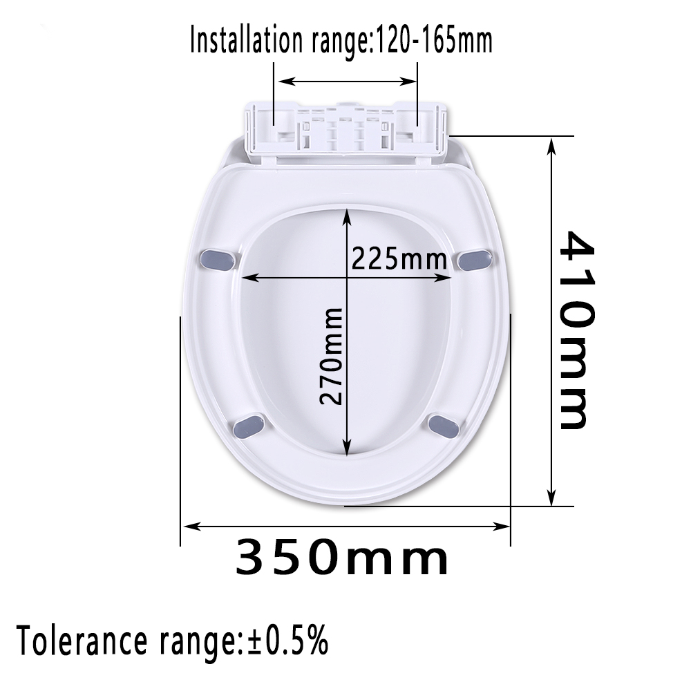 Professional  Plastic Easy To Clean Lid O-Shaped Toilet Seat,round toilet seat
