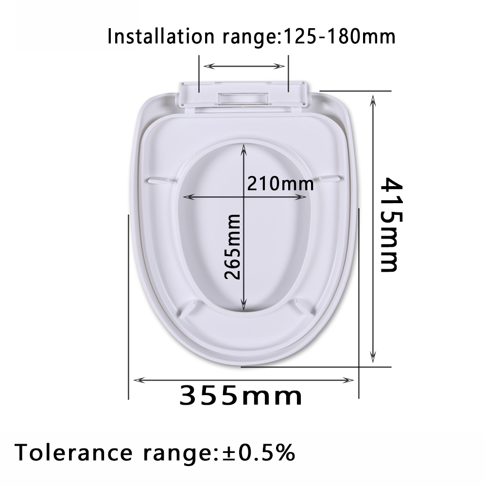 Professional  Quick Release Lidtoilet Lid Toilet Seat ,Compression resistant and easy to clean plastic toile