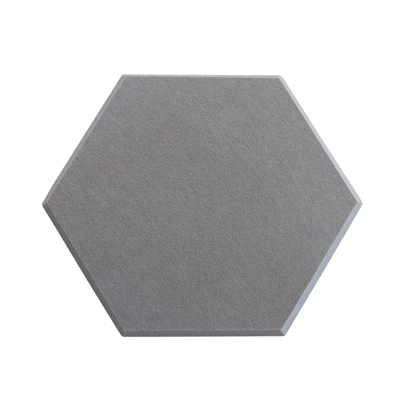 High Density Sound Absorbing PET Acoustic Panels Fireproof Hexagon Acoustic Panels