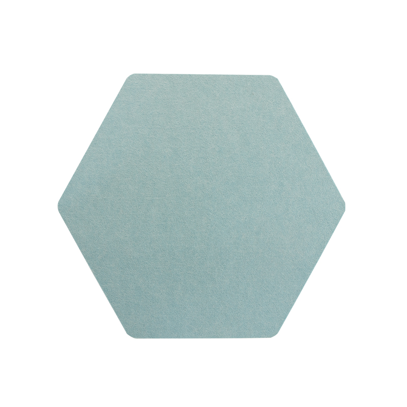 High Density Sound Absorbing PET Acoustic Panels Fireproof Hexagon Acoustic Panels