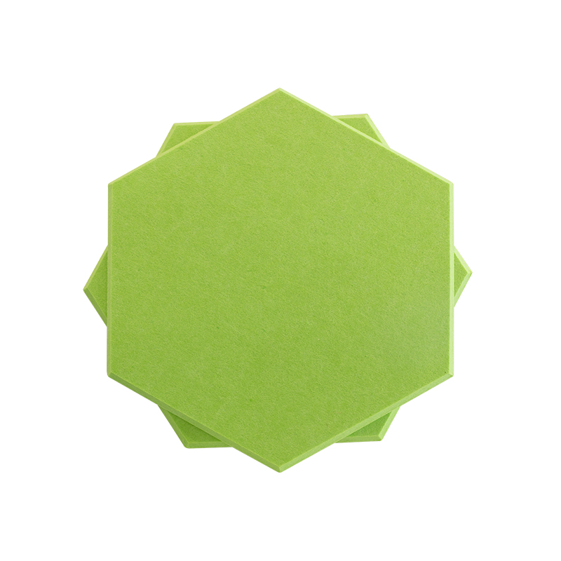 High Density Sound Absorbing PET Acoustic Panels Fireproof Hexagon Acoustic Panels