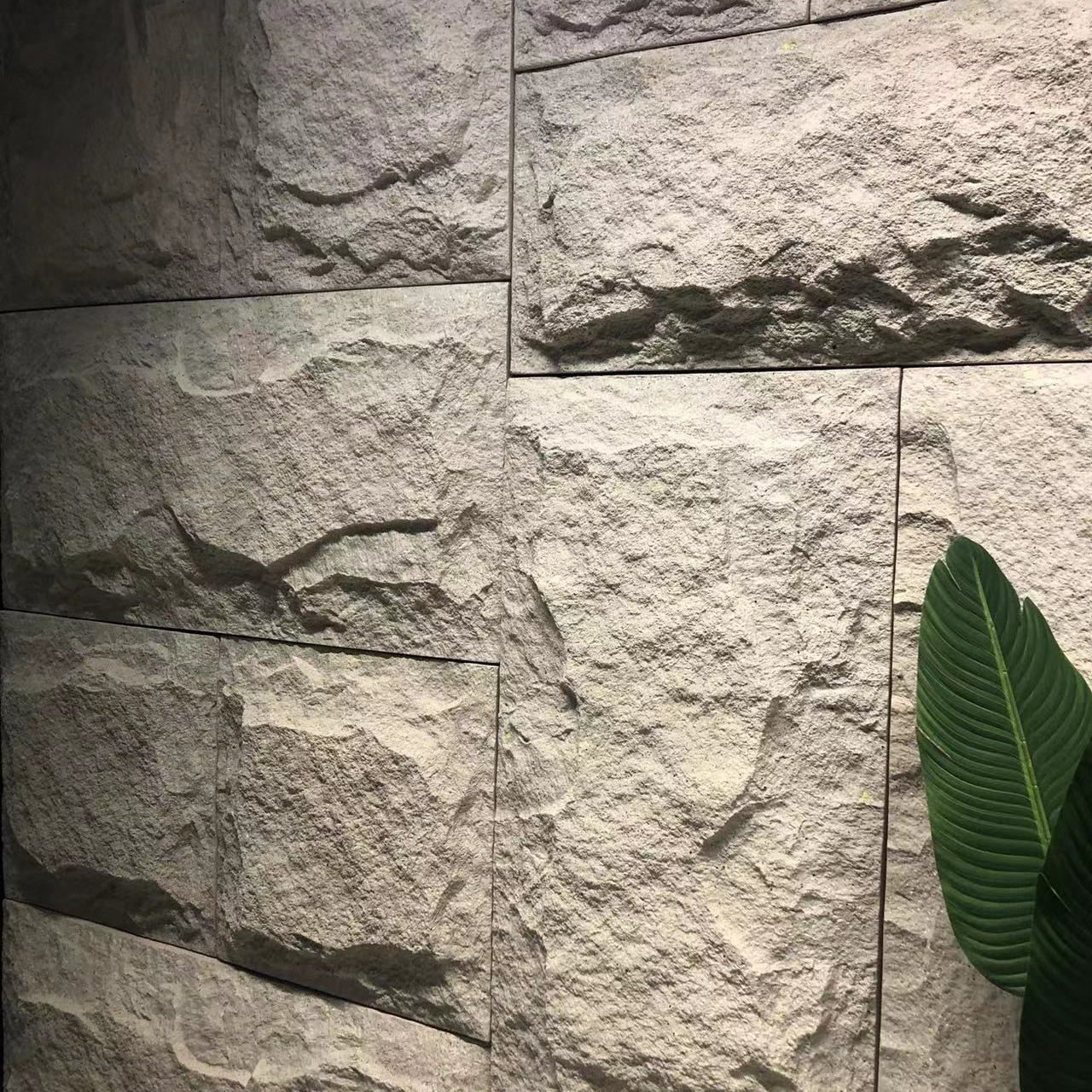 Faux exterior wall panels PU stone board building materials