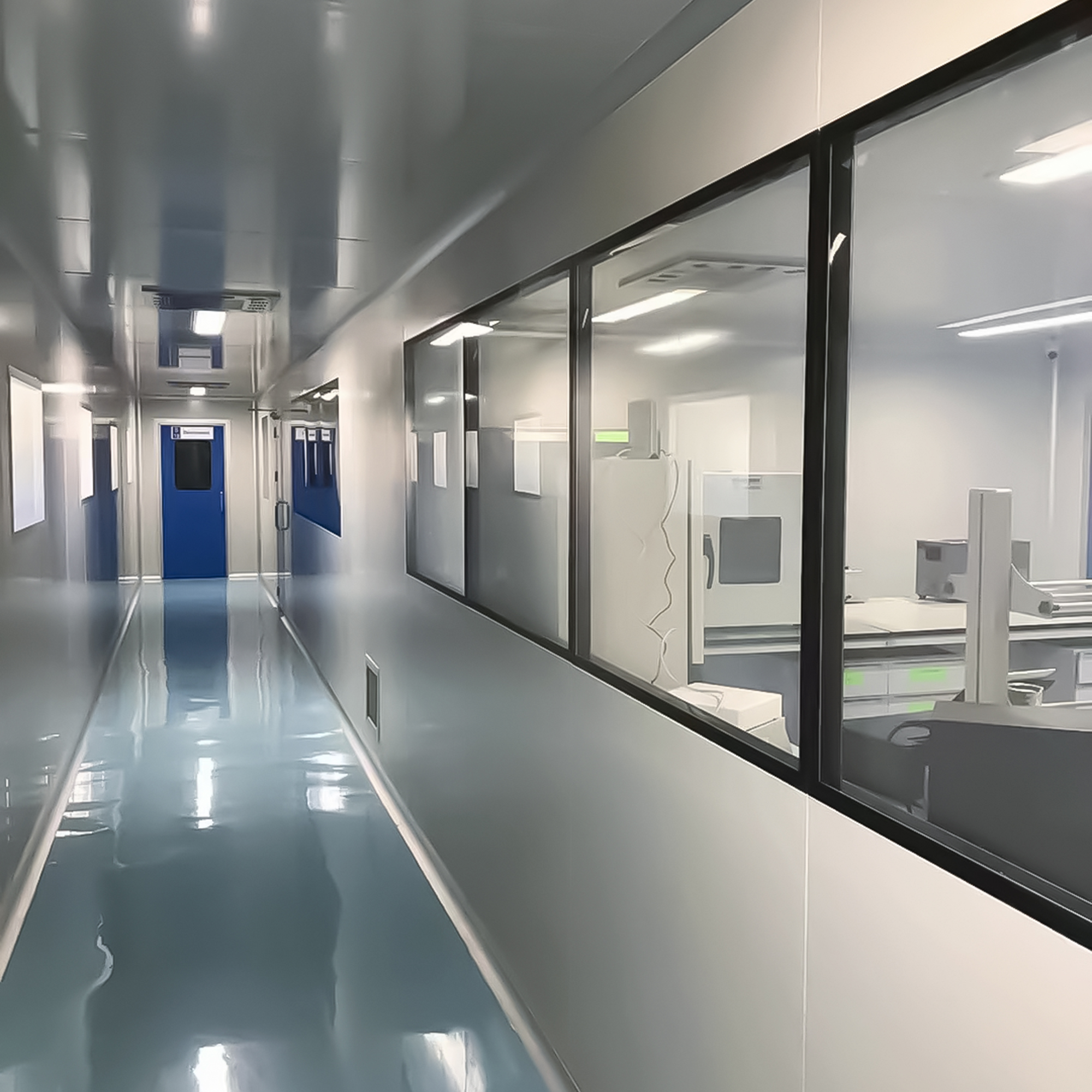 GMP mgo rock wool wall panel Modular Clean Room sandwich wall panel Hospital building materials