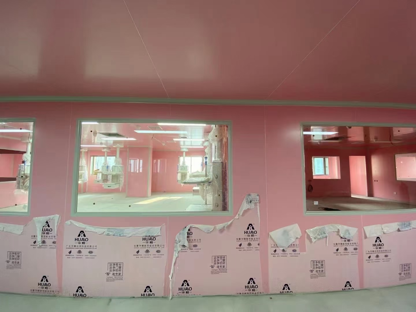 GMP mgo rock wool wall panel Modular Clean Room sandwich wall panel Hospital building materials