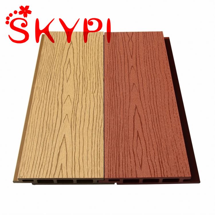 Price Anti Fading Materials Partition Wall Cladding Building Patio Decoration Strips Pine Color Facade Wall Wpc