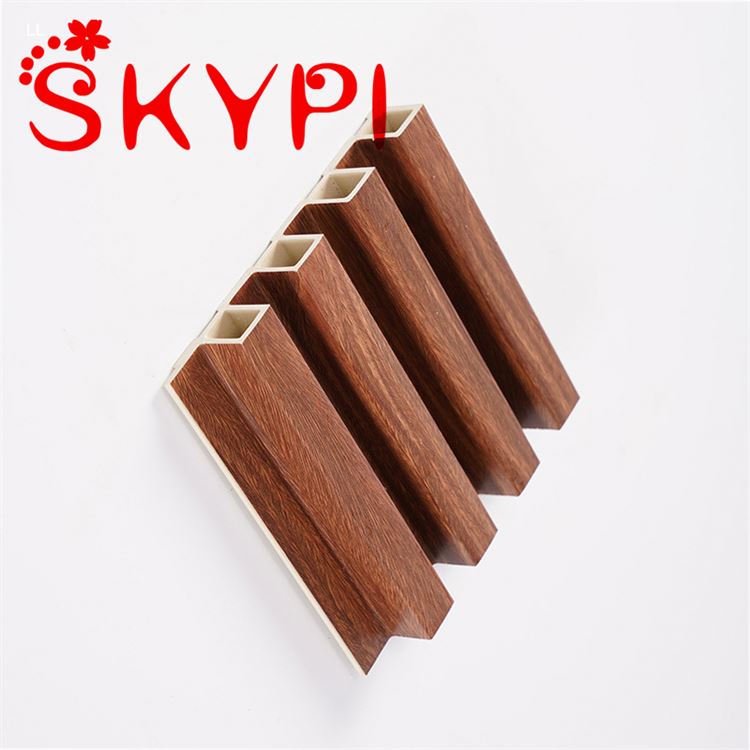 Price Anti Fading Materials Partition Wall Cladding Building Patio Decoration Strips Pine Color Facade Wall Wpc