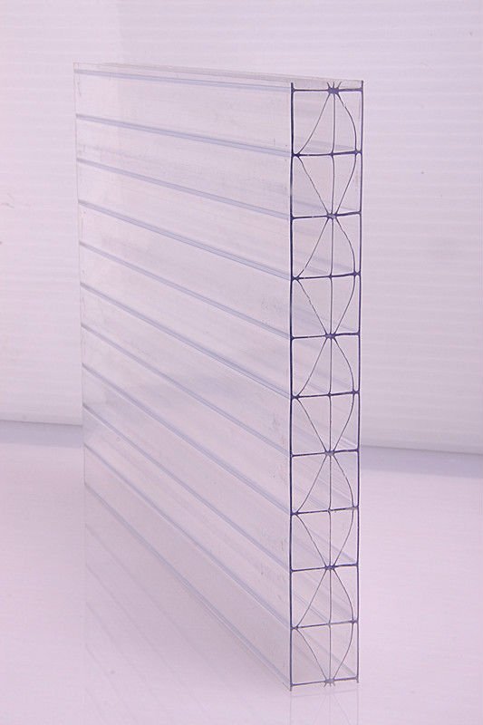 5-wall Lower PC price plastic Greenhouse polycarbonate Hollow Polycarbon Sheet for roofing