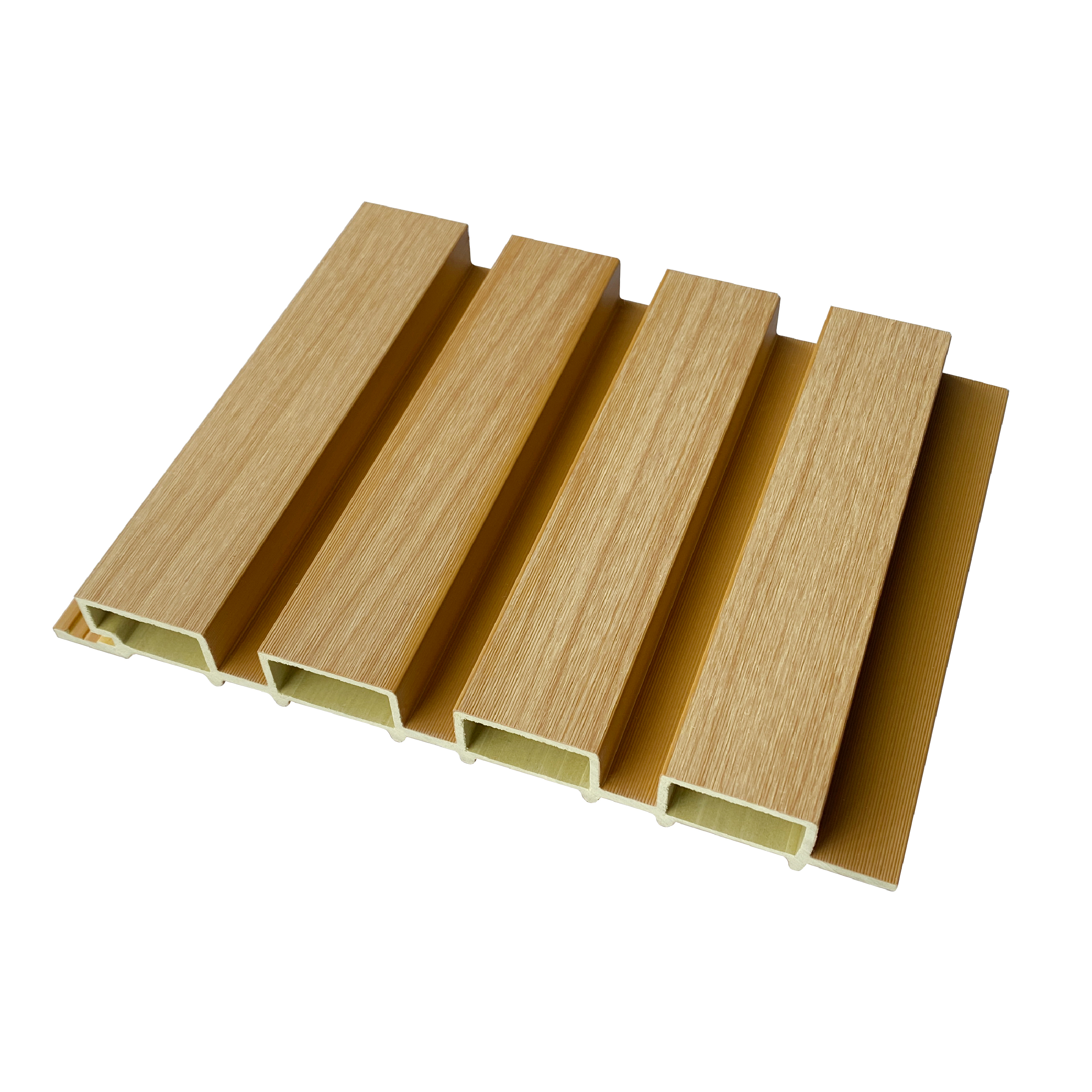 RUCCA outdoor cladding building materials 220*24mm wood panels exterior wall fluted panel wood rs