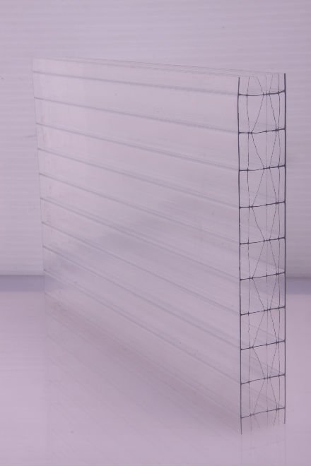 5-wall Lower PC price plastic Greenhouse polycarbonate Hollow Polycarbon Sheet for roofing