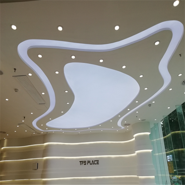 Construction Material False Plastic Pvc 3d effect stretch illusion ceiling Panel For Nigeria